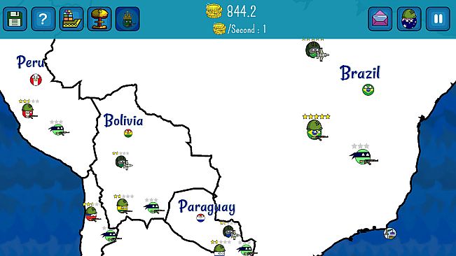 Dictators:No Peace Countryballs