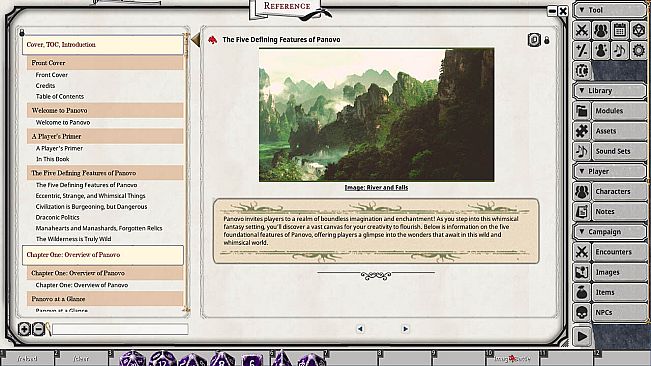 Fantasy Grounds - Panovo Player's Primer