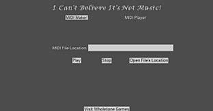 I Can't Believe It's Not Music!