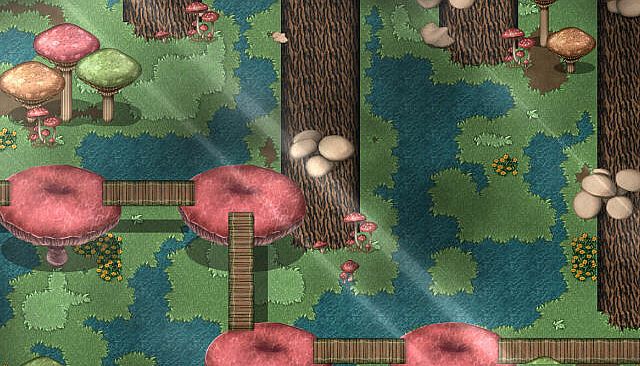 RPG Maker MZ - KR Fairy Tale Forest Tileset