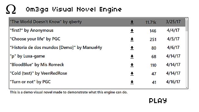 Visual Novel Engine