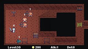 Strategy game but with a penguin who has a sword