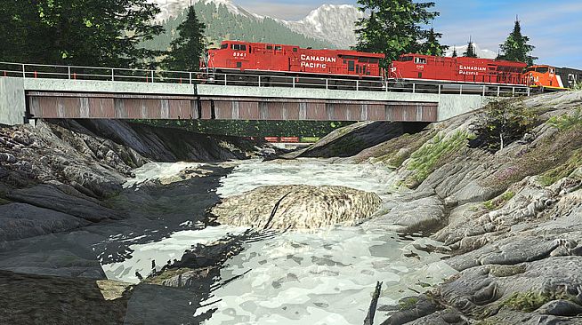Trainz 2022 DLC - Canadian Rocky Mountains Ottertail to Castle Jct