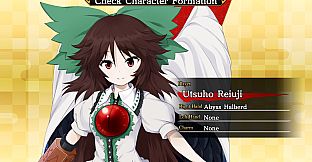 Player character "Utsuho Reiuji" (Touhou Genso Wanderer -Reloaded-)
