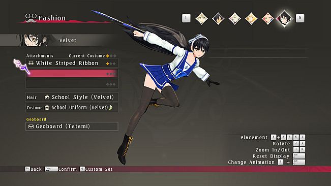 Tales of Berseria - High School Costumes Set