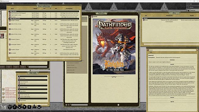 Fantasy Grounds - Pathfinder RPG - Pathfinder Player Companion: Knights of the Inner Sea