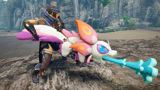 Monster Hunter Rise - "Stuffed Mizutsune" Hunter layered weapon (Heavy Bowgun)