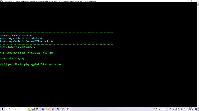 Retro Elimination Flashcards