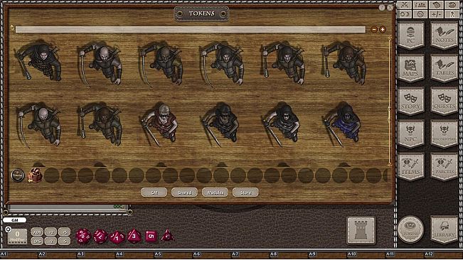 Fantasy Grounds - Jans Token Pack 23 - Thugs and Thieves