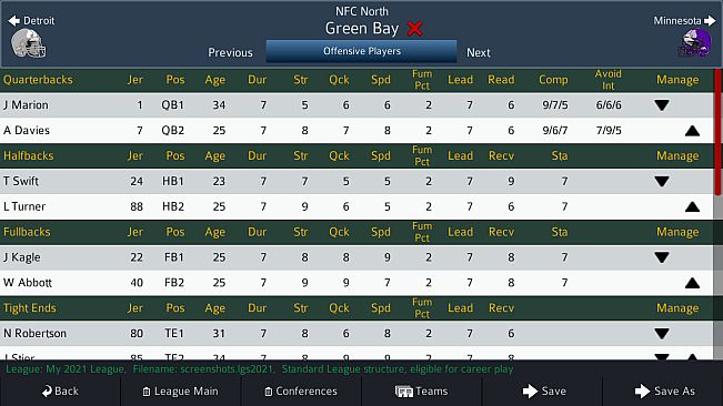 Pro Strategy Football 2021