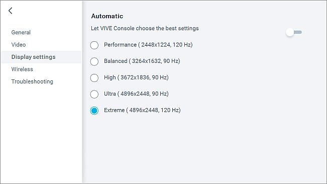 VIVE Console for SteamVR