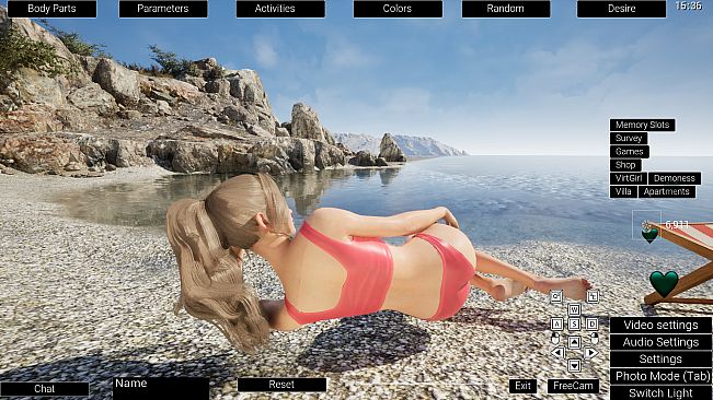 Virtual Girlfriend: Demoness Bikini Expansion