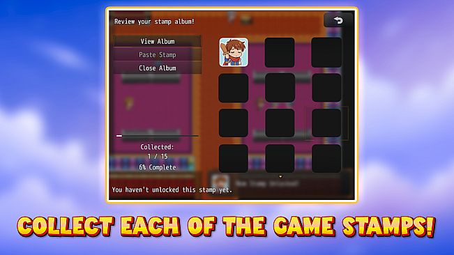 RPG Maker MZ - UNDERMAX - STAMPS ALBUM PLUGIN