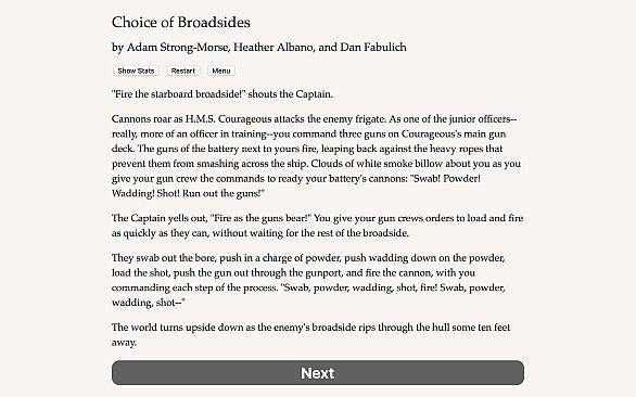 Choice of Broadsides