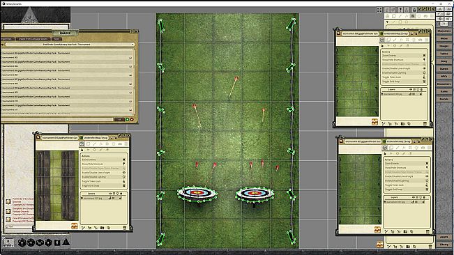 Fantasy Grounds - Pathfinder RPG - GameMastery Map Pack: Tournament