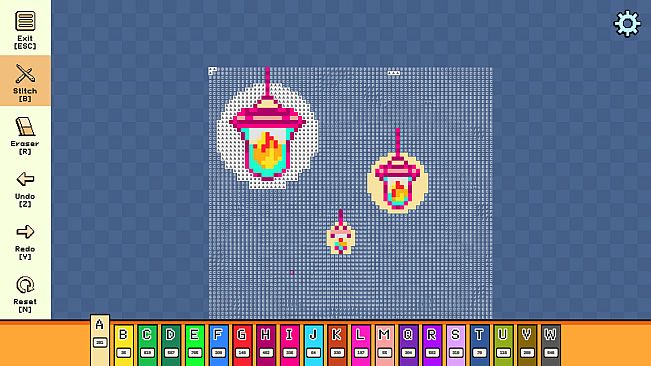 Pixel Cross Stitch - Enchanted Worlds Pack 2