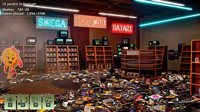 MY CAT SCATTERED GAMES: Tidy Videogame Supermarket