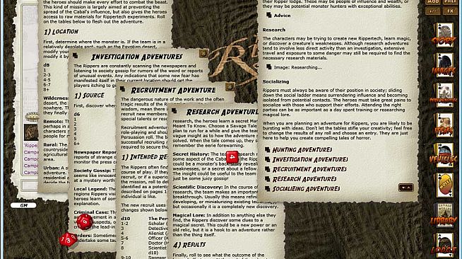 Fantasy Grounds - Rippers (Savage Worlds)