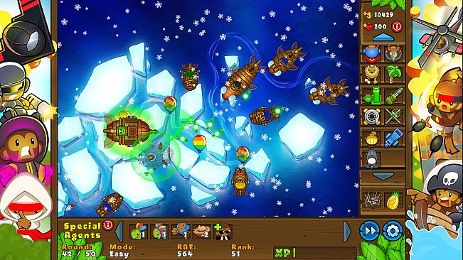 Bloons TD 5 - Steampunk Monkey Sub Skin