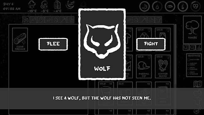 Don't Freeze: A Winter Card Survival