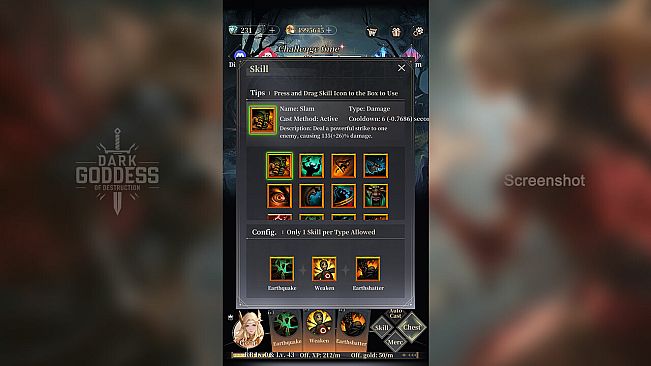 Dark Goddess of Destruction: Idle