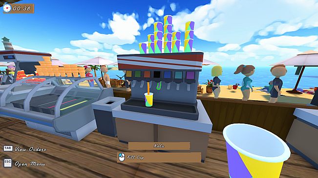 Seaside Cafe Rush Hour