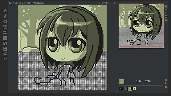 Coloring Game 4 – 2-Bit Palette