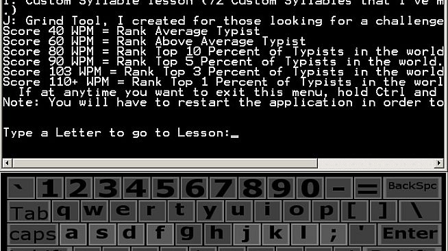 Touch Typing Home Row Speed Grinder - Silver Skin