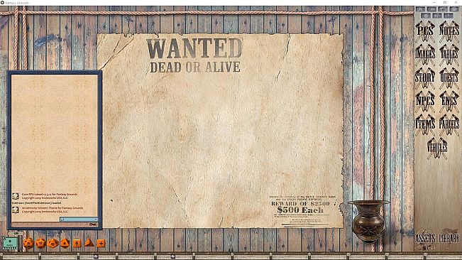 Fantasy Grounds - FG Theme - Western