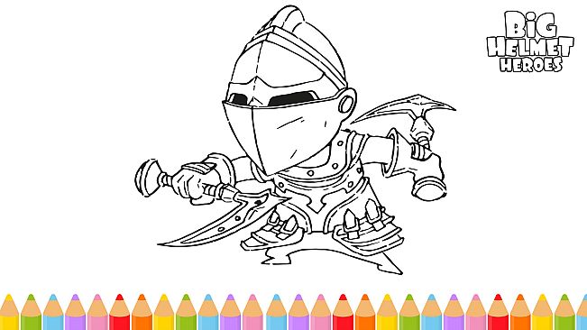 Big Helmet Heroes - Coloring Book