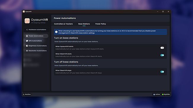 OyasumiVR - VR Sleeping Utilities