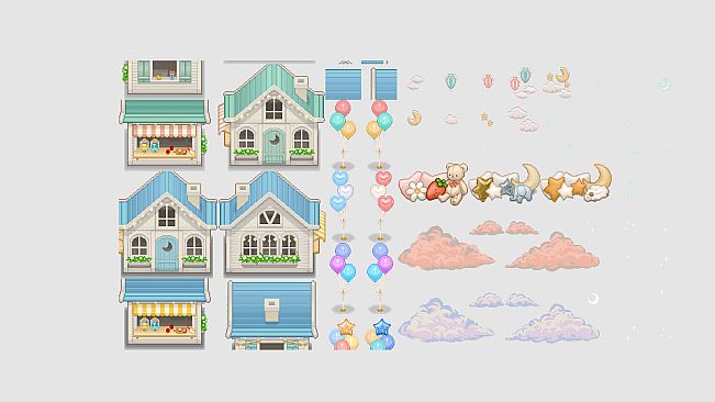 RPG Maker MV - Pastel Kawaii Assets - Mini Version