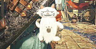 Monster Hunter Wilds - Pendant: White Tubby Turntail
