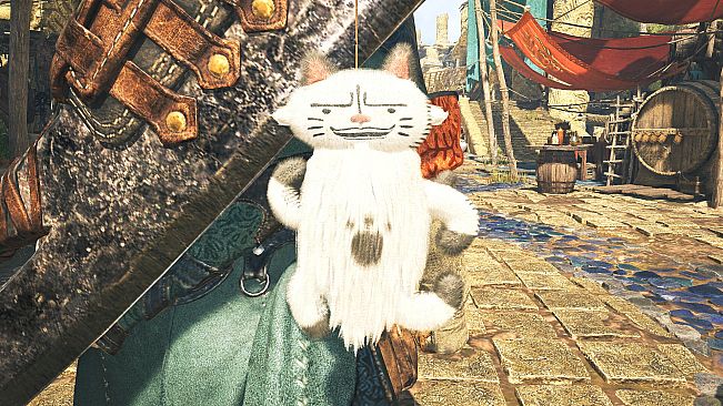 Monster Hunter Wilds - Pendant: White Tubby Turntail