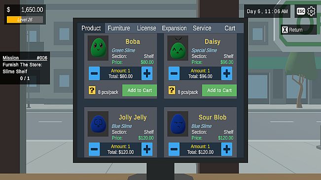 Slime Store Simulator