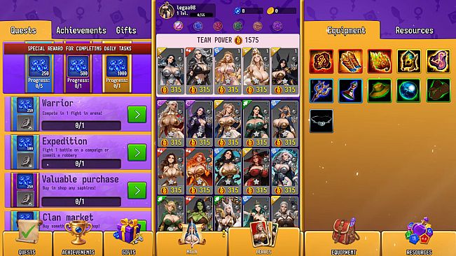 Raid of Lust: Match & Magic