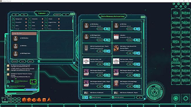 Fantasy Grounds - FG Theme - Futuristic
