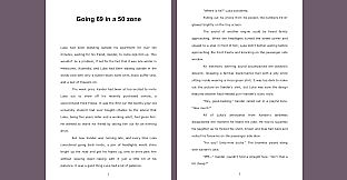 Wrong Number - Going 69 in a 50 zone (ebook)