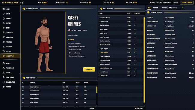 MMA Sim King