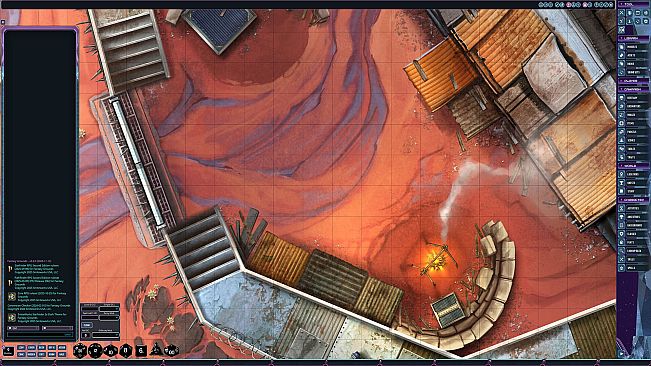 Fantasy Grounds - Starfinder 2 RPG - Flip-Mat: Renegade Outpost