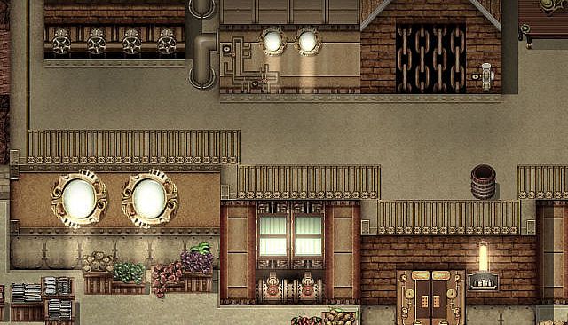 RPG Maker MV - KR Steampunk Exterior Tileset