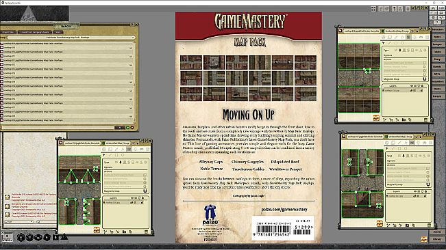 Fantasy Grounds - Pathfinder RPG - GameMastery Map Pack: Rooftops