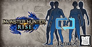 Monster Hunter Rise - One Character Edit Voucher (Batch 2)