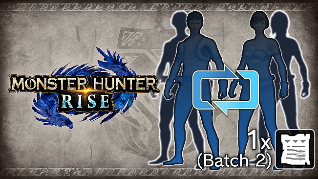 Monster Hunter Rise - One Character Edit Voucher (Batch 2)