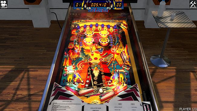 Zaccaria Pinball - Earth Wind Fire Table