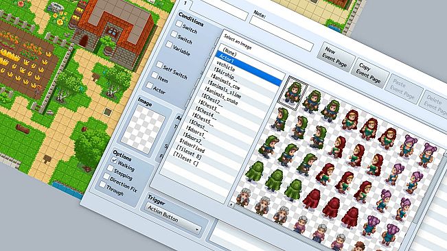 RPG Maker MZ - The Story of Pixels Sunny Village