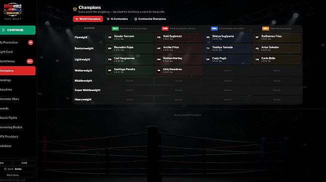 Boxing World Simulator
