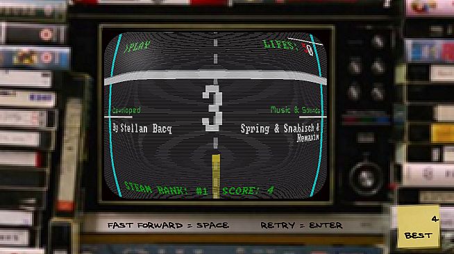 COLOR RETRO RACER : RALLY MODE *5 Lifes*