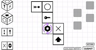 A Puzzle game where you fold Dice