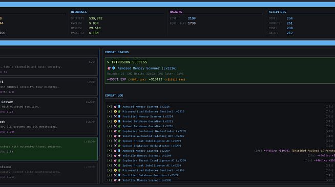 Idle Hacking: An Inaction RPG
